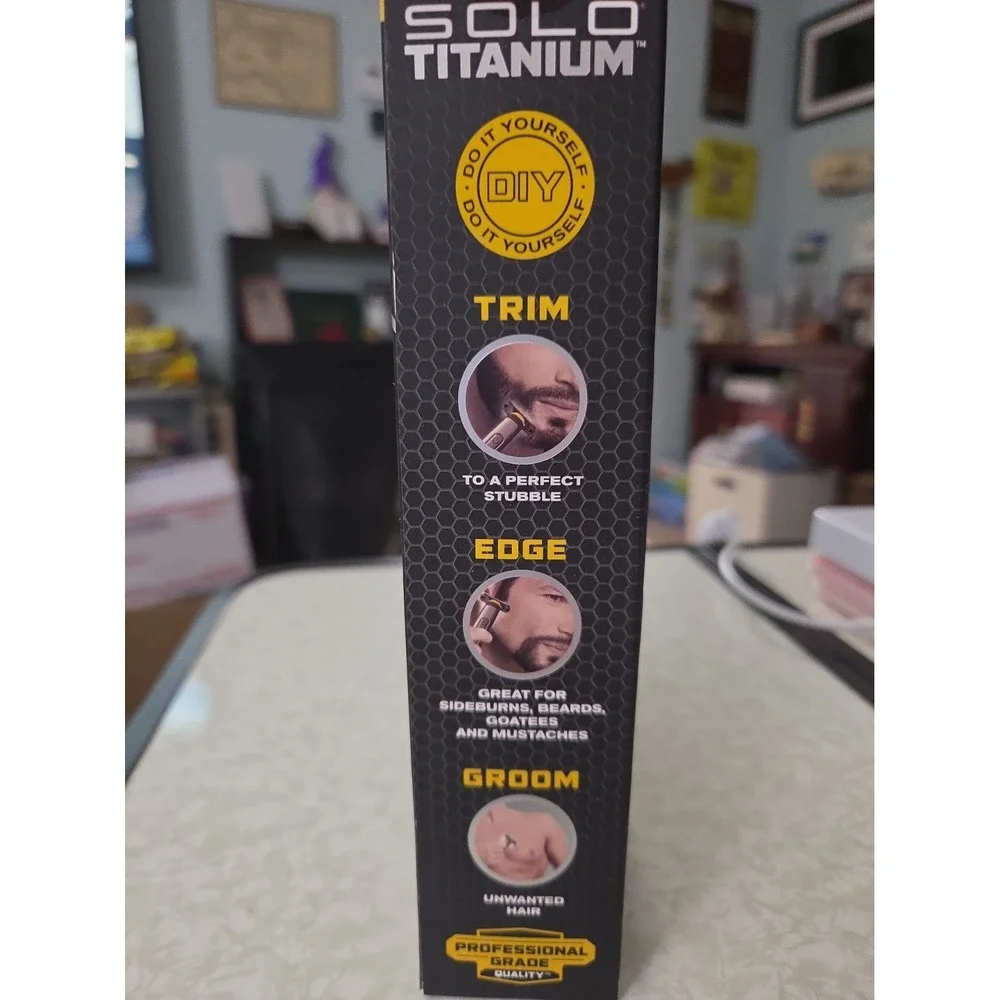 New Sealed MicroTouch Solo Titanium Full Body Grooming Trimmer for Men